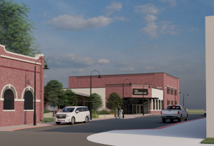 A DRAFT rendering of The Greenspace building in Downtown Edgerton