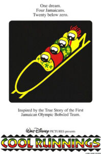 The movie poster for the 1993 film, Cool Runnings.